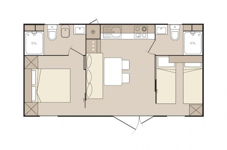 New Adria Mobile Home - Camp Vala 오레비츠 외부 사진